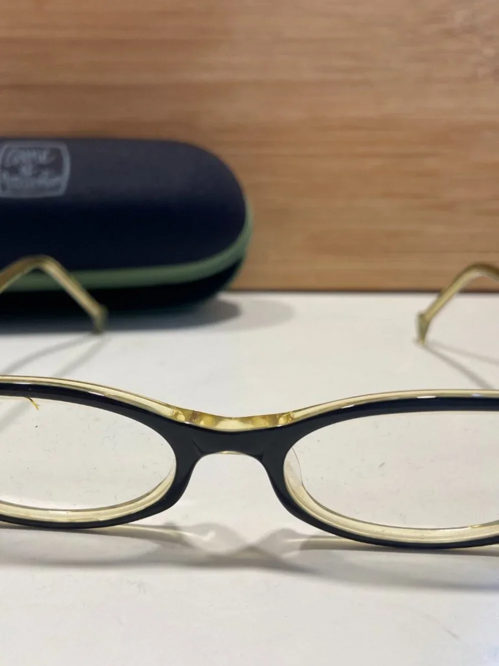 Anne et Valentin Douba 0158 Vintage Oval Frames w/ Case